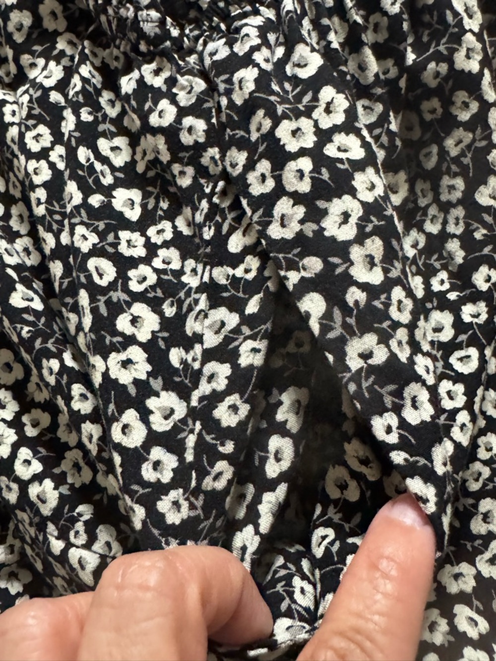 miami Black Floral Tie-Shoulder Wide Leg Jumpsuit - Picture 8 of 11